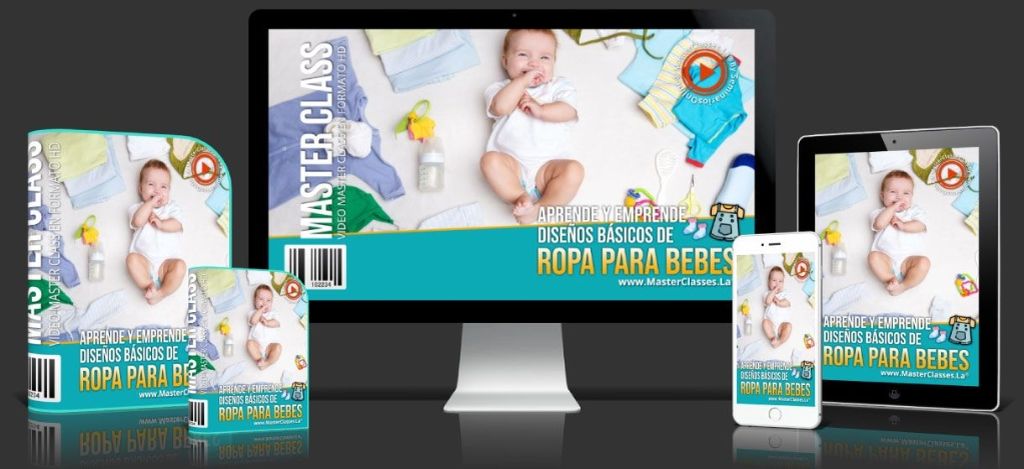 Aprende y Emprende Diseños Básicos de Ropa para Bebes
