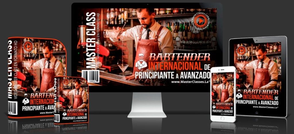 Bartender Internacional de Principiante a Avanzado