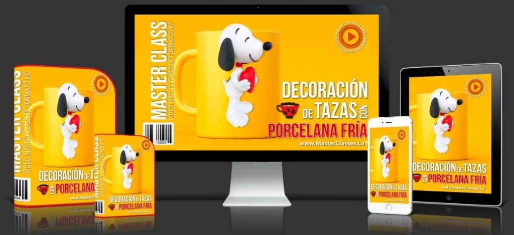 Decoración de Tazas con Porcelana Fría