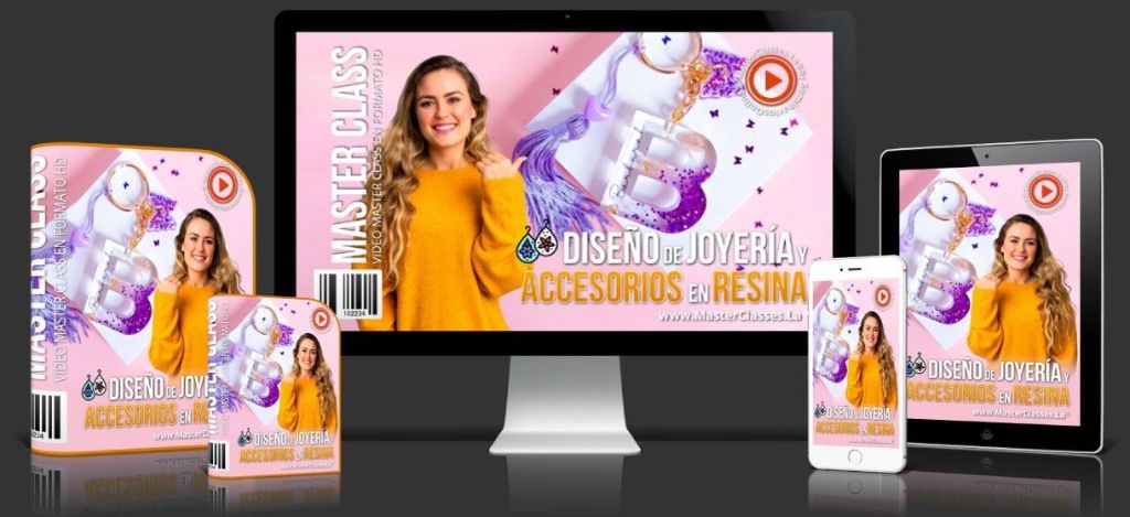 Diseño de Joyería y Accesorios en Resina