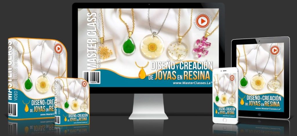 Diseño y Creación de Joyas en Resina